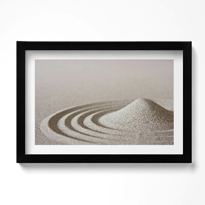 Kép keretben Zen - boho stílusú homokdomb