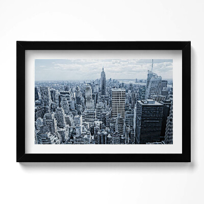 Kép keretben New York látképe