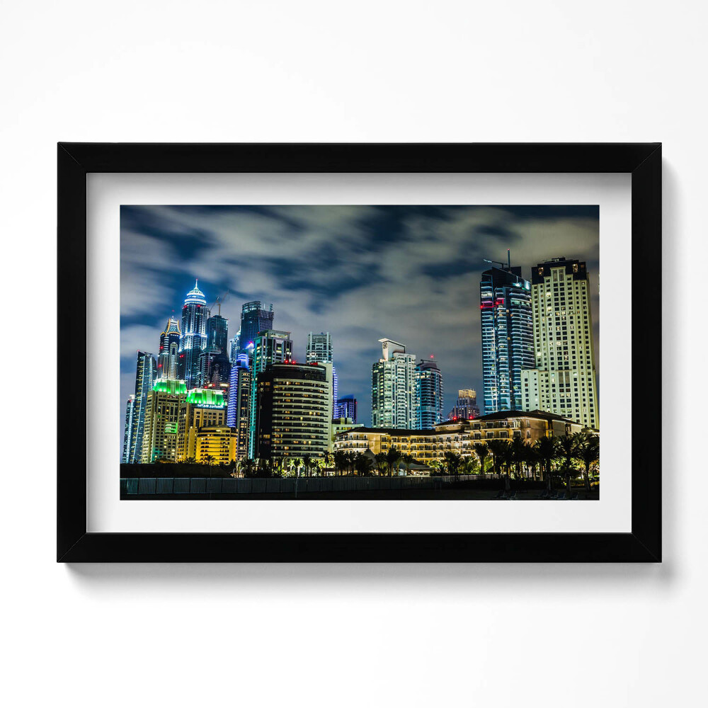 Keretezett kép Nagyváros éjszaka