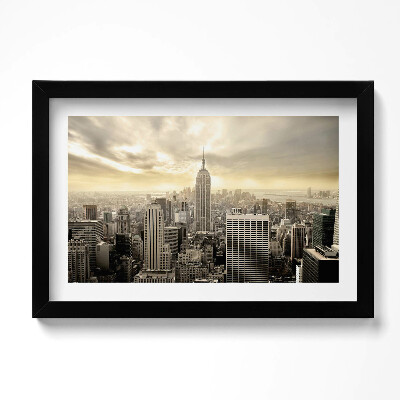 Kép keretben Panoráma az Empire State Buildingről