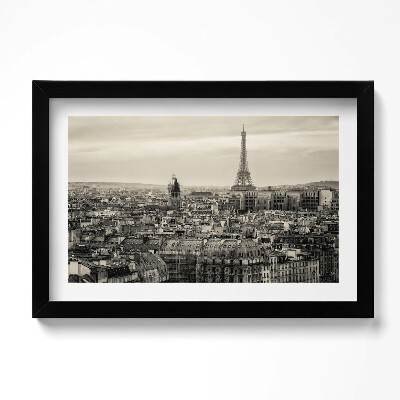 Keretezett kép Párizsi táj és az Eiffel-torony