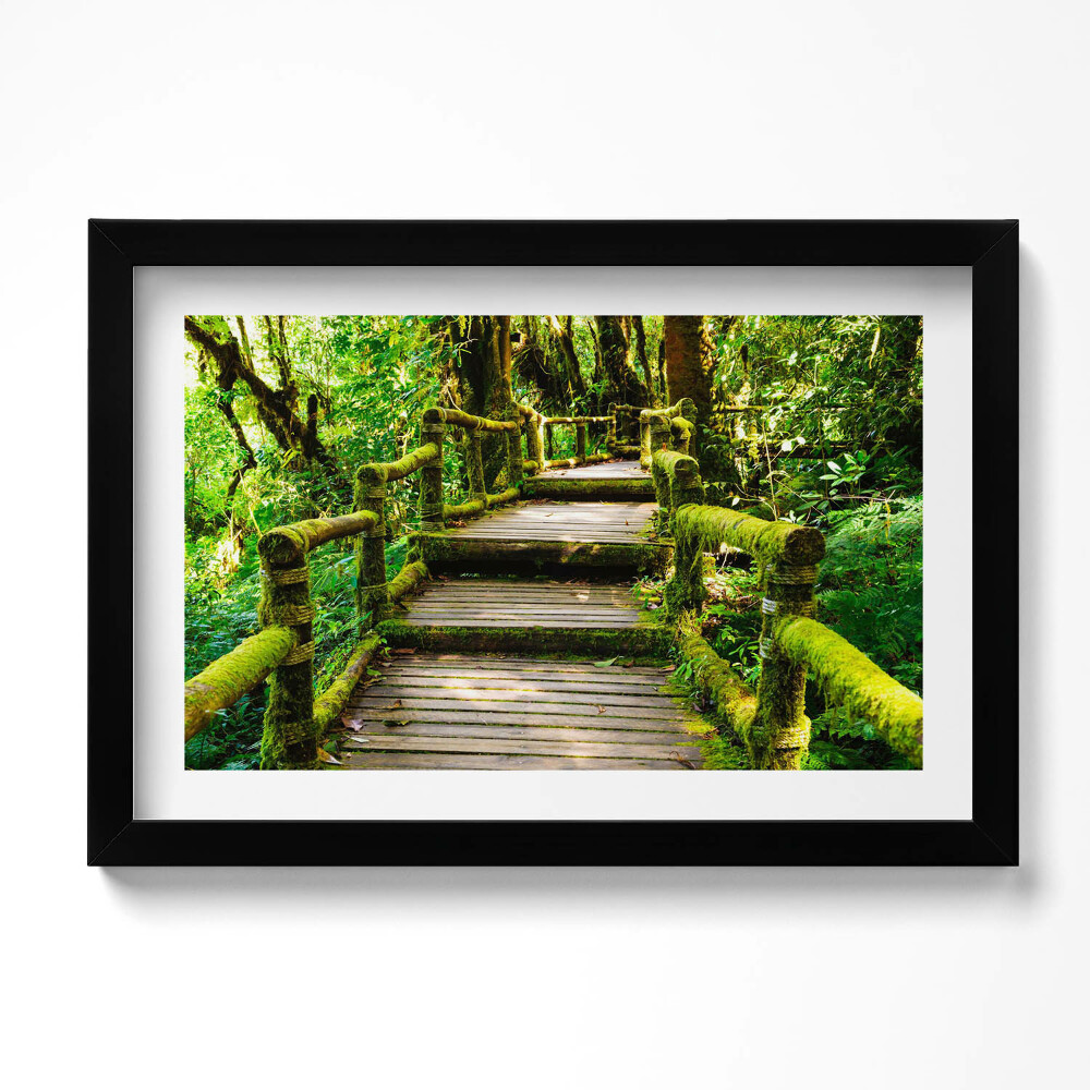 Kép keretben Fából készült sétány - agriturizmus