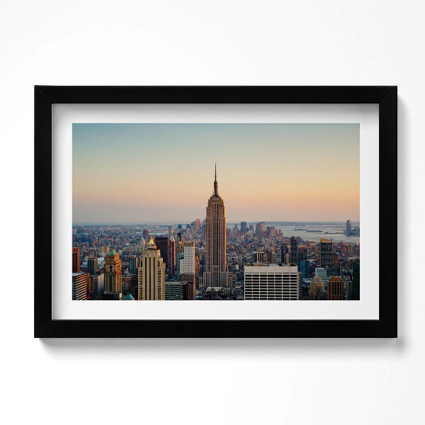 Keretezett kép New York-i panoráma