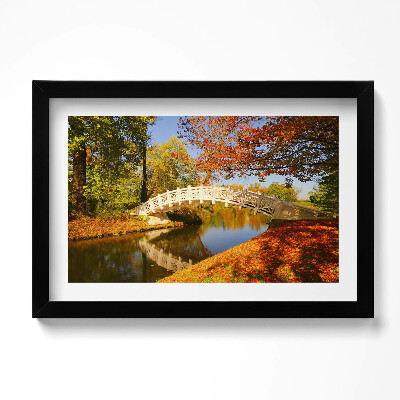 Keretezett kép Woerlitzer Park aranyló őszben