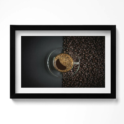 Keretezett kép Kávé és bab