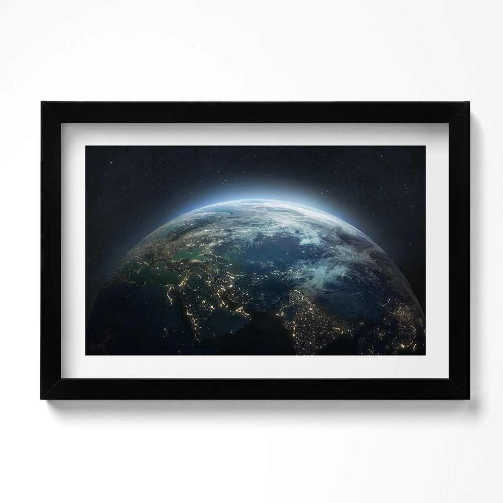 Keretezett kép A Föld látványa az űrből