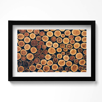 Kép keretben Wood, Fatörzsek
