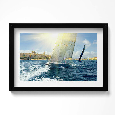 Keretezett kép Úszó yachtok