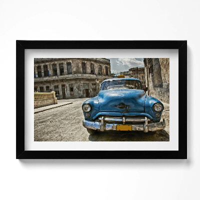 Keretezett kép Klasszikus oldtimer autó