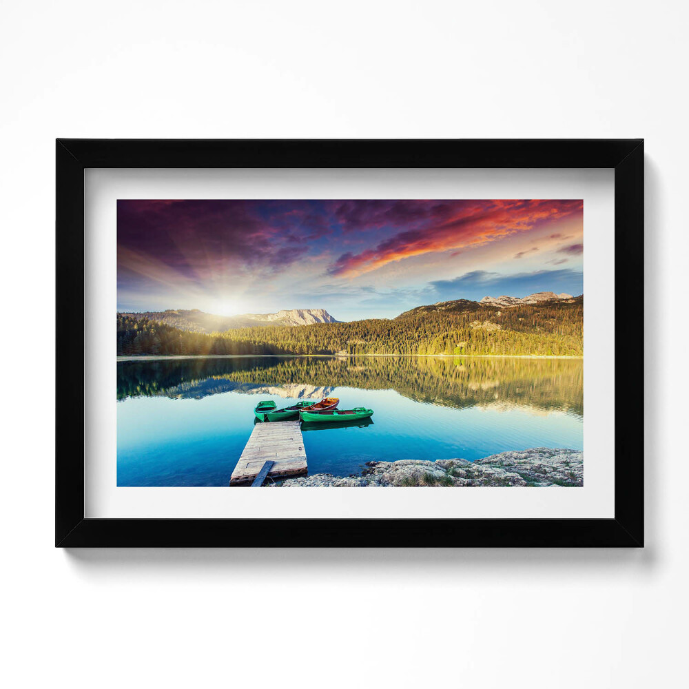 Keretezett kép Folyó táj