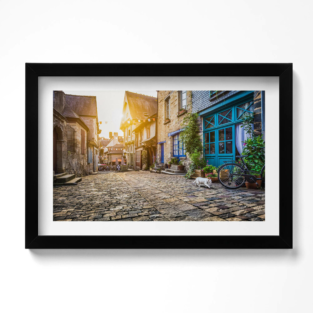 Keretezett kép Óváros utcája