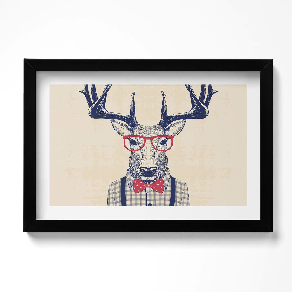Keretezett kép Szarvas ingben és jazz íjjal