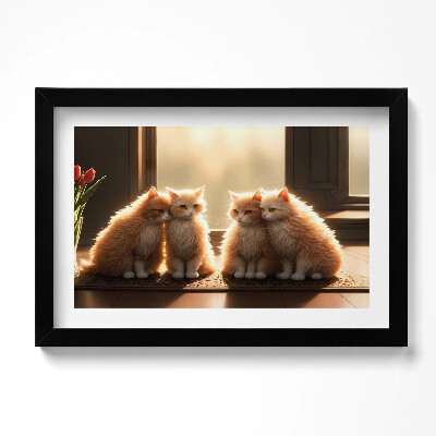 Keretezett kép Aranyos kis macskák