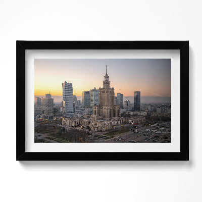 Kép keretben Kulturális és tudományos palota Varsó