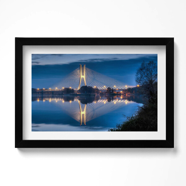 Kép keretben Rędziński híd Wrocław