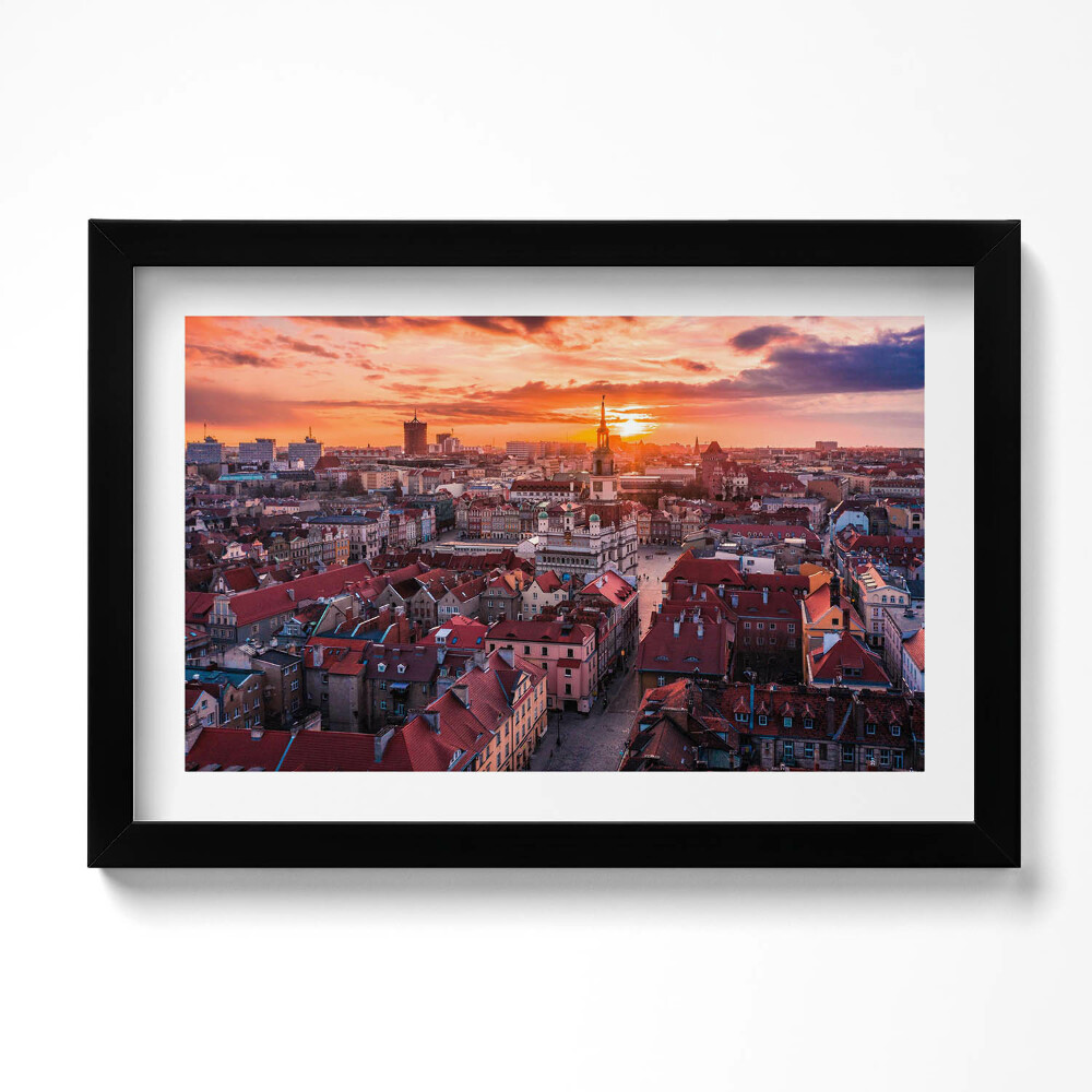 Kép keretben Poznan - panoráma