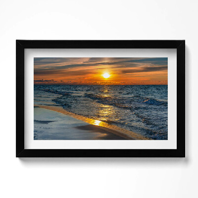 Kép keretben Wladyslawowo tenger Balti-tenger