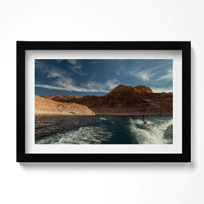 Keretezett kép Ember vízisível