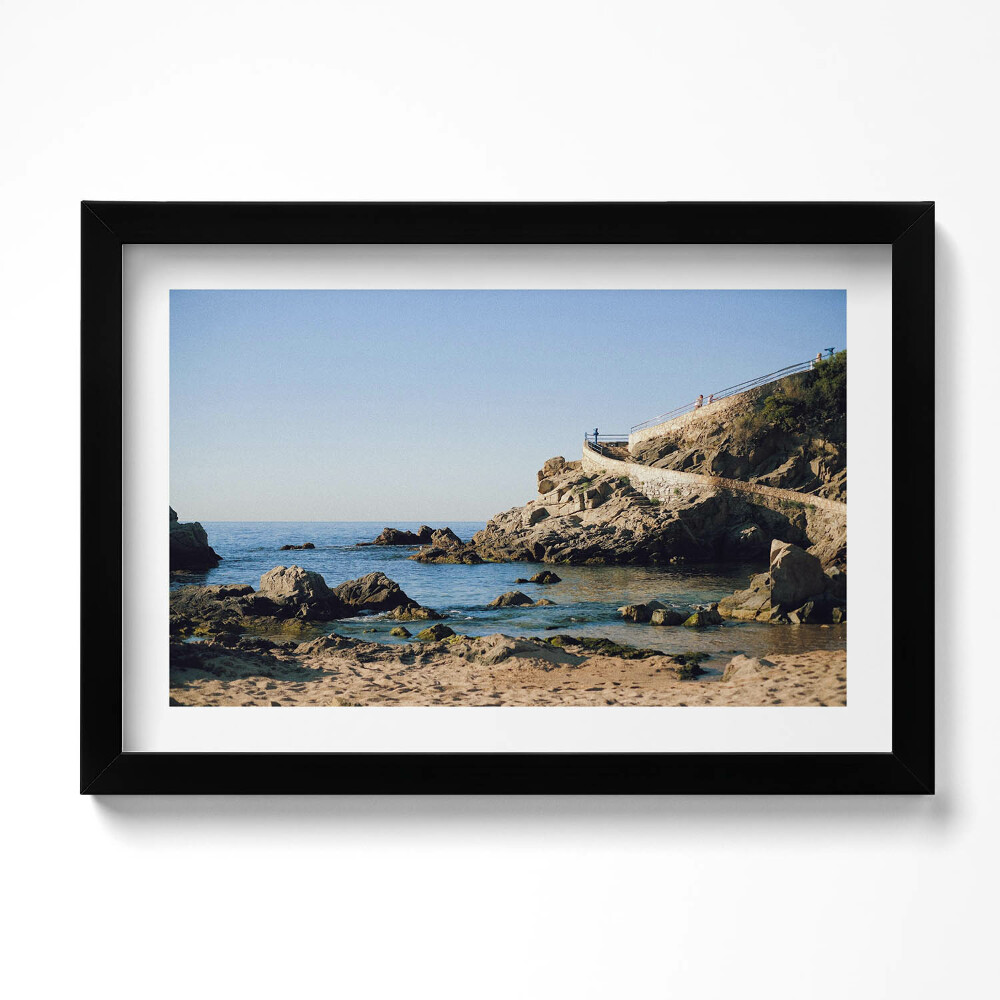 Kép keretben Costa Brava-i strand