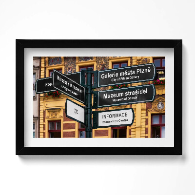 Keretezett kép Pilsen tábla
