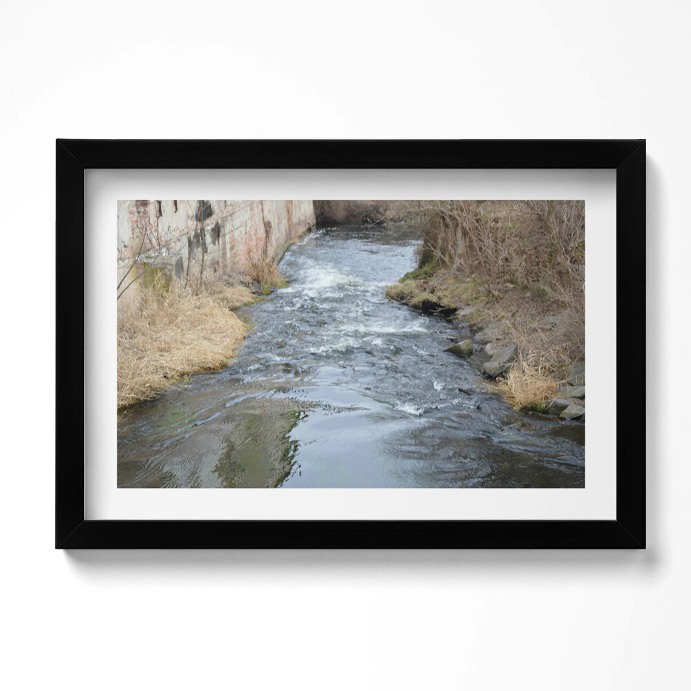 Keretezett kép Tasovice folyó Dyja Morvaország