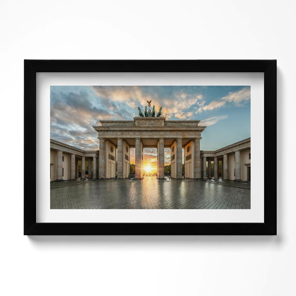 Kép keretben Brandenburgi kapu Berlinben