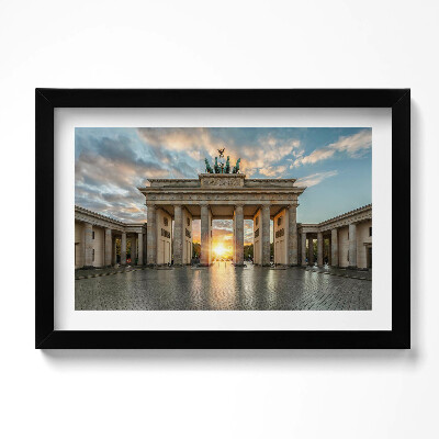Kép keretben Brandenburgi kapu Berlinben