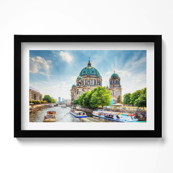 Kép keretben Berlini katedrális Németország