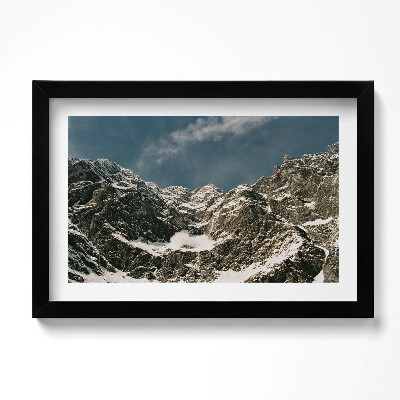 Keretezett kép hegyek Watzmann Berchtesgadener