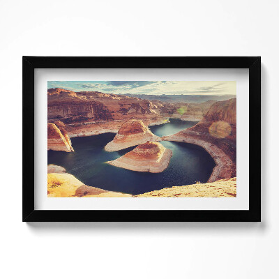 Keretezett kép Lake Powel tó USA