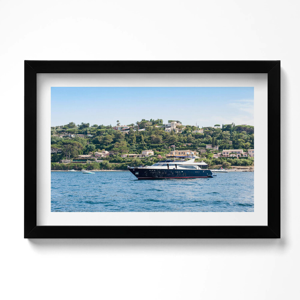 Keretezett kép Saint Tropez Provence Franciaországban