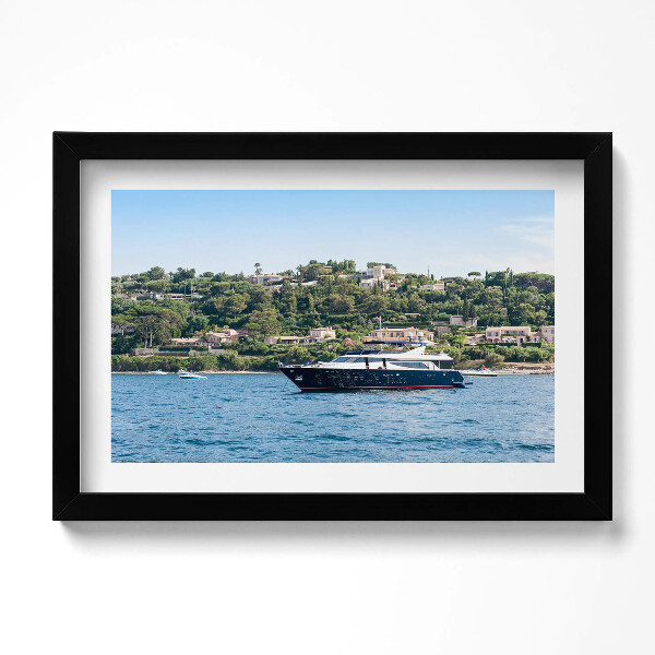 Keretezett kép Saint Tropez Provence Franciaországban