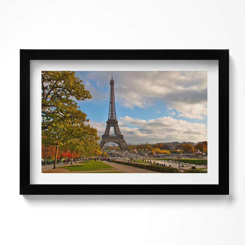 Kép keretben Ősz Franciaországban Eiffel torony