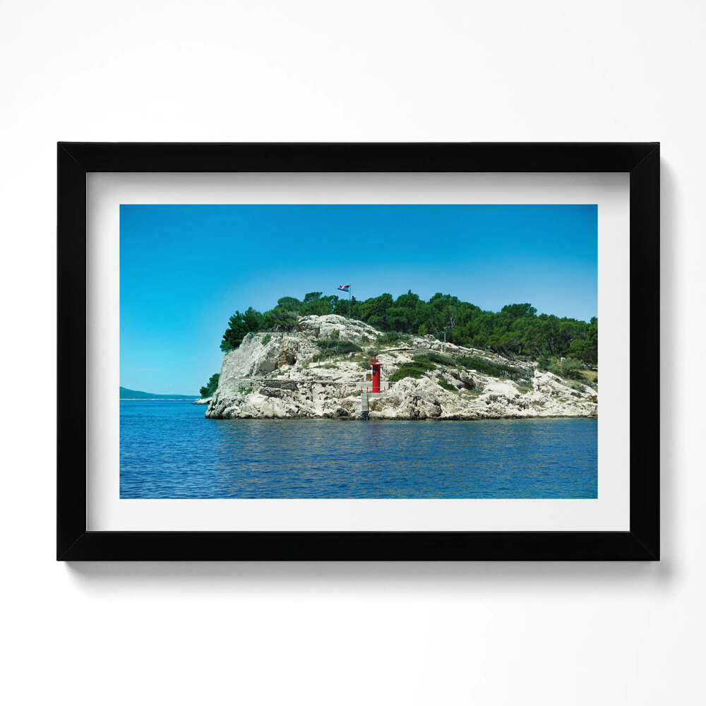 Kép keretben Festői útvonal Split Horvátország