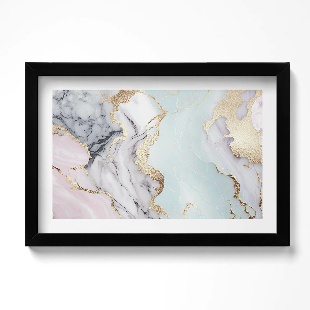 Kép keretben Pasztell márvány