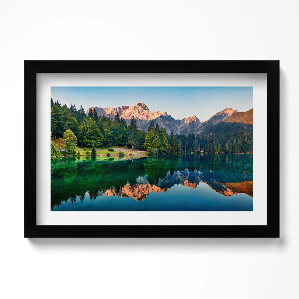 Keretezett kép Tavas táj