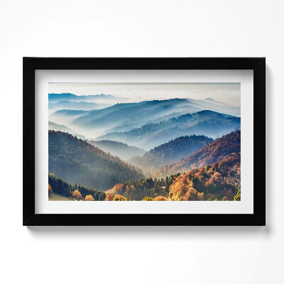 Keretezett kép Hegyi táj