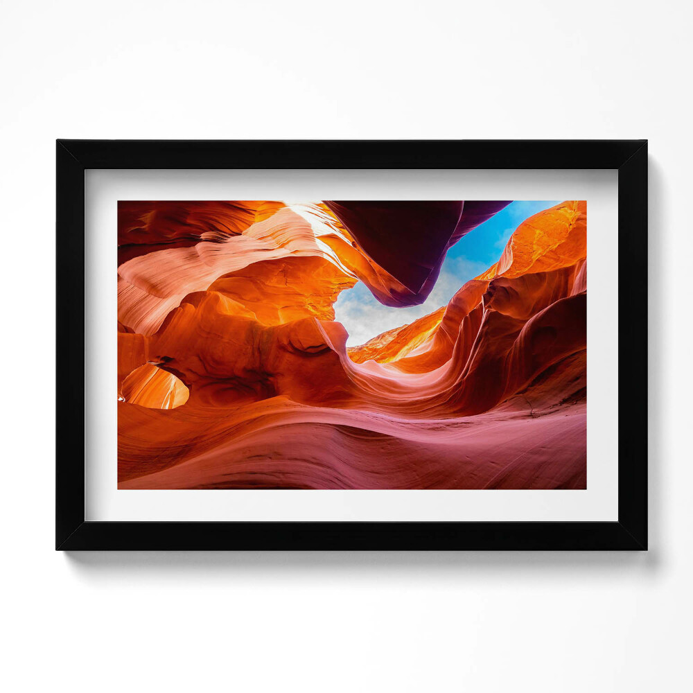 Kép keretben Canyon sziklás táj