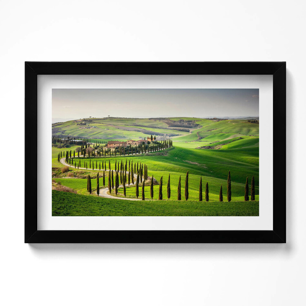 Kép keretben Olasz éghajlati tájkép