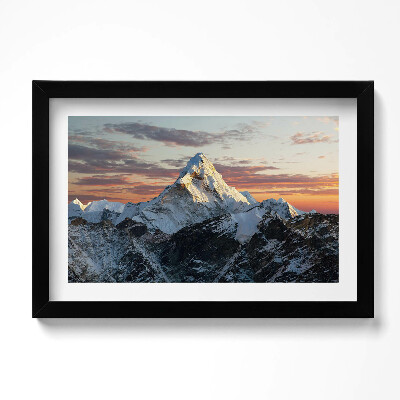 Keretezett kép Havas hegycsúcs