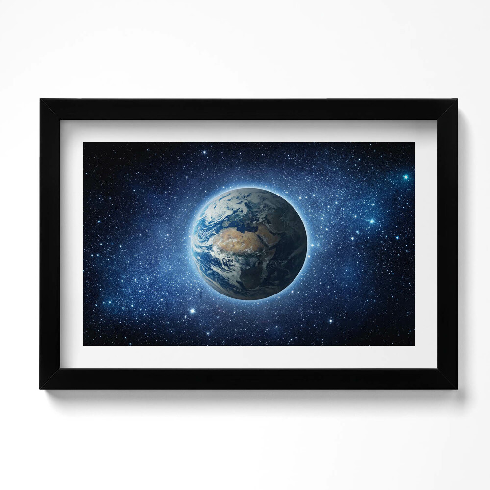 Keretezett kép Föld bolygó az űrben