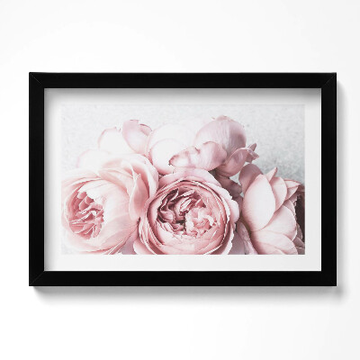 Kép keretben Finom romantikus virágcsokor