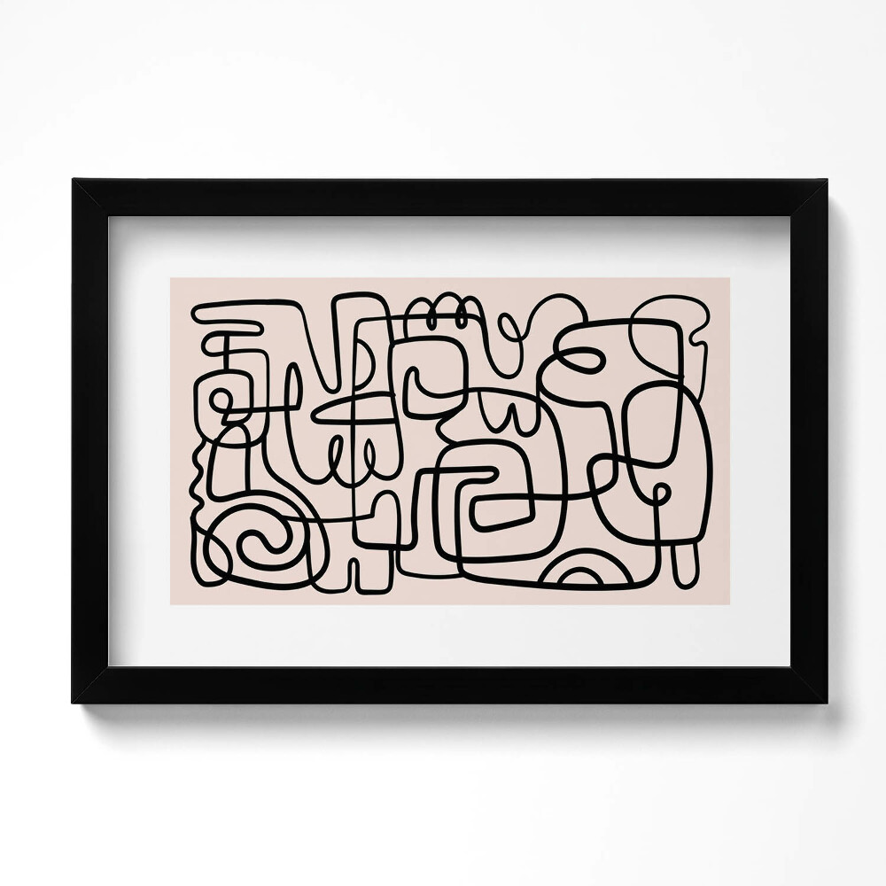 Keretezett kép Művészi absztrakt formák