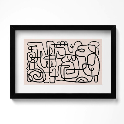 Keretezett kép Művészi absztrakt formák