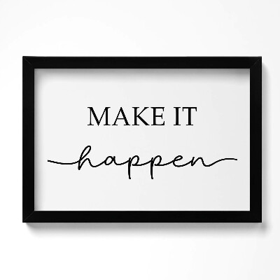 Kép keretben Motivációs felirat