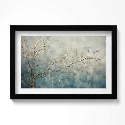Keretezett kép Festett ágak egy fa
