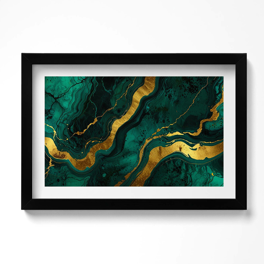 Keretezett kép Glamour Textúra arannyal