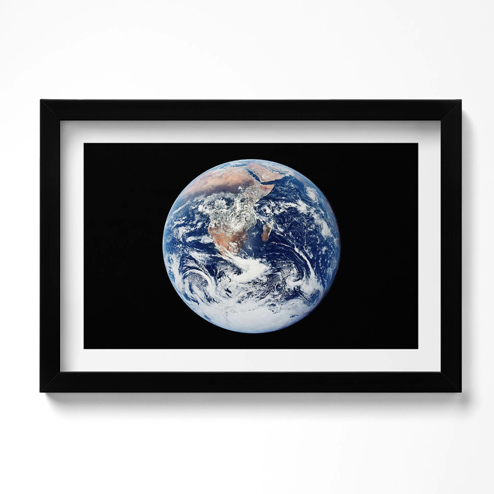 Kép keretben Föld az űrből nézve