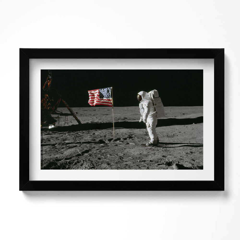 Keretezett kép Leszállás a Holdon - NASA fotó