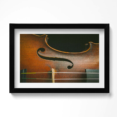 Kép keretben Hegedű hangszer